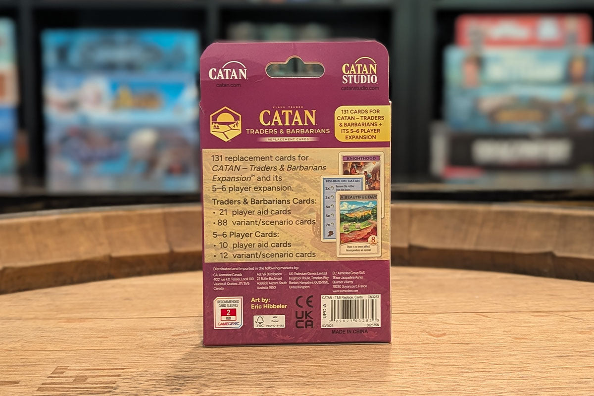 CATAN 6th Edition: Traders & Barbarians - Cards Accessory