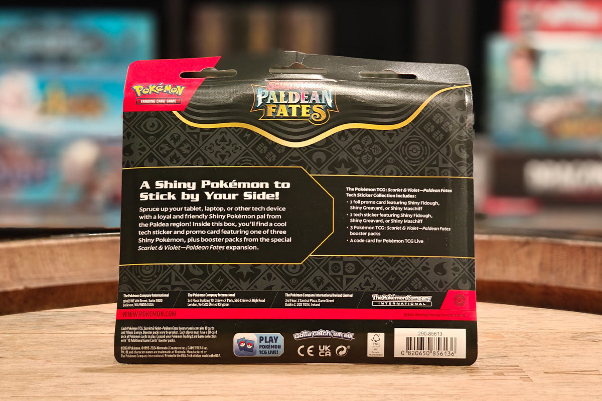 Pokémon TCG: Paldean Fates - Paldean Fates Tech Sticker Collection Set (Restock)