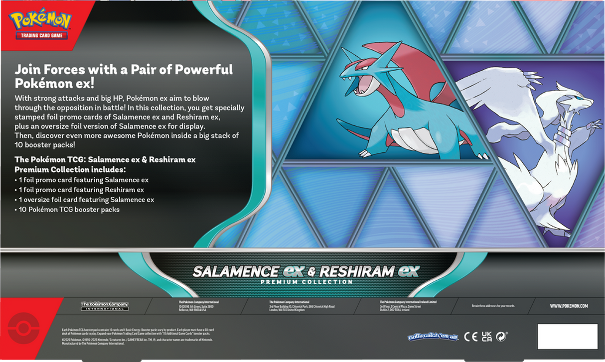 Pokémon TCG: Salamence ex & Reshiram ex Premium Collection (Hobby Exclusive)