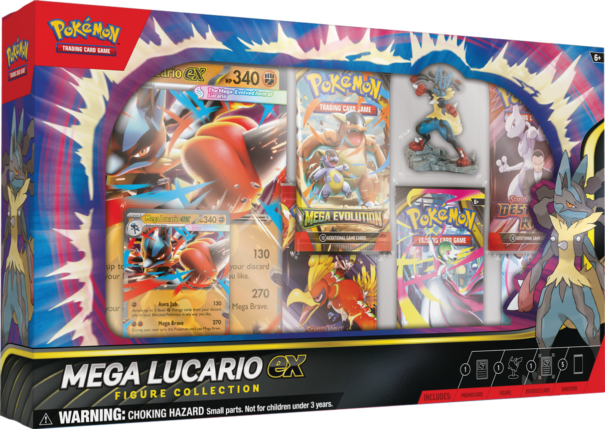 Pokémon TCG: Mega Lucario ex Figure Collection