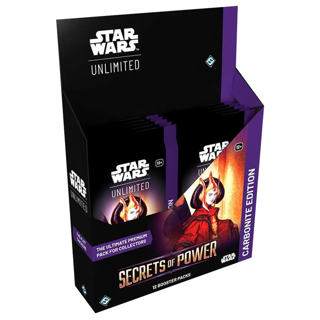 Star Wars: Unlimited - Secrets of Power: Carbonite Booster Display