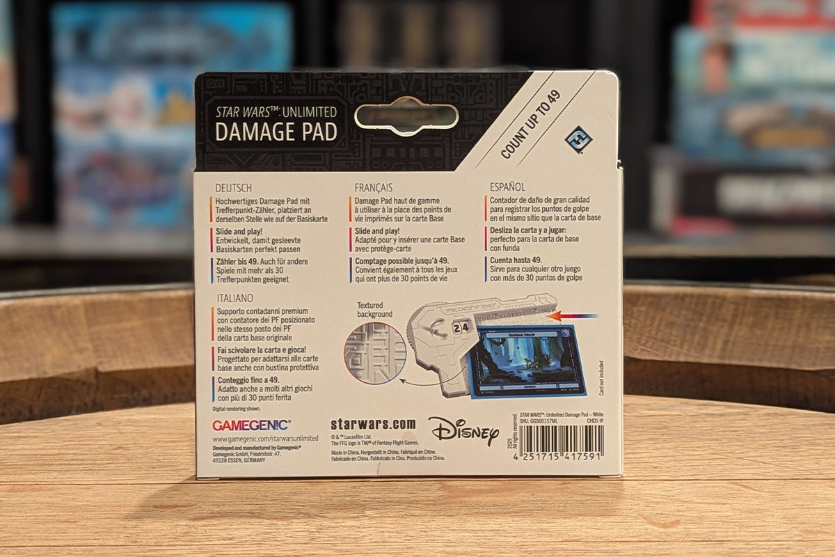 Star Wars: Unlimited Damage Pad - White