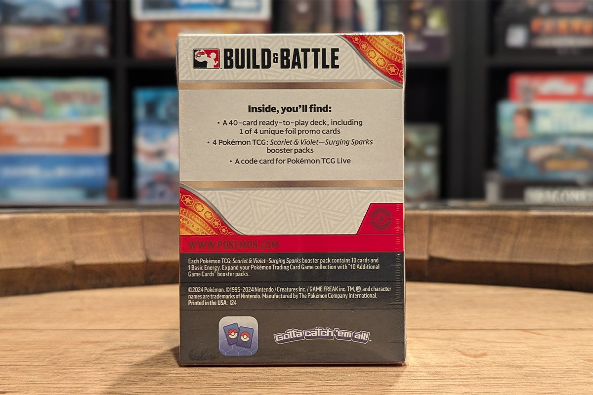 Pokémon TCG: Surging Sparks Build & Battle Box