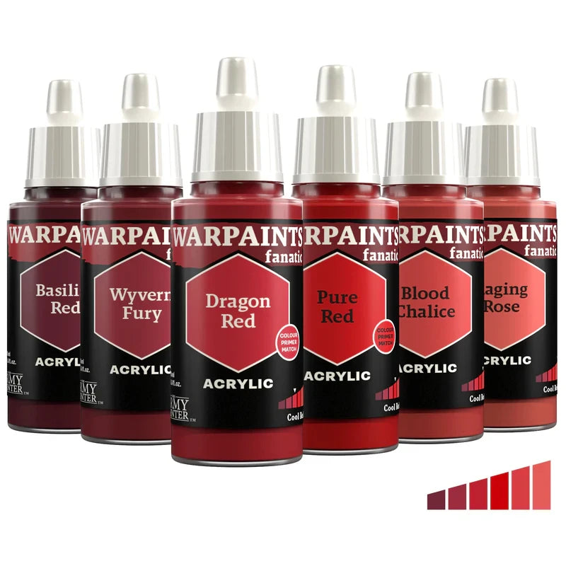 The Army Painter: Warpaints Fanatic - Cool Reds (Singles)