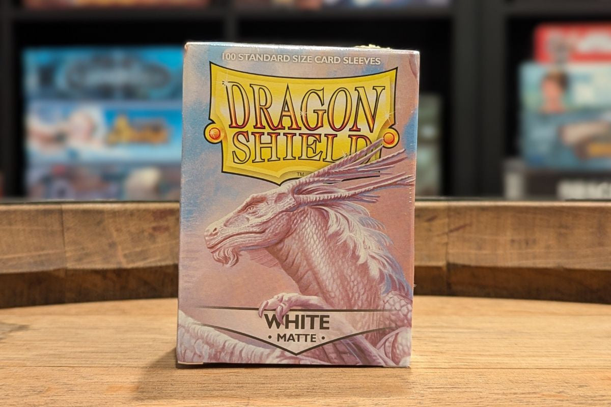 Dragon Shield Sleeves: Standard Matte - White 100CT
